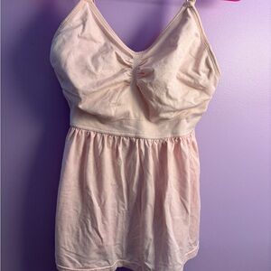 Pink Nursing Tank Top